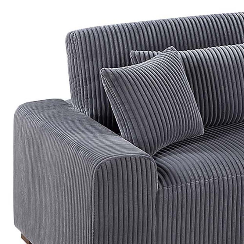 2-Piece Sectional Set XL, Gray