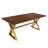 Metal Base Dining Table