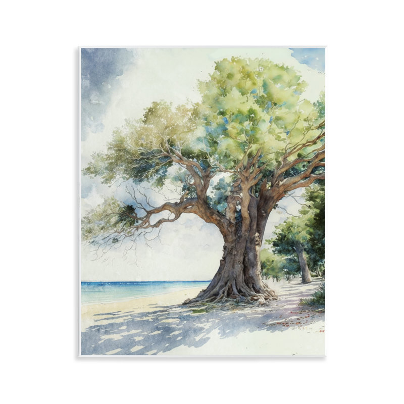  Art mural aquarelle sur un rivage par Svetlana Aleynikova