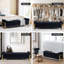 Banc de rangement en velours pour chambre à coucher, pieds dorés-1707893849