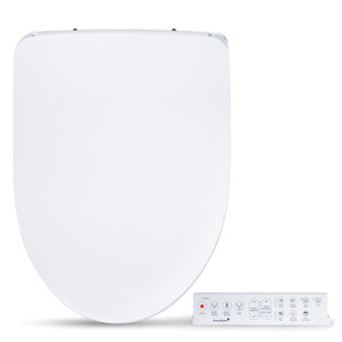 SmartBidet Advanced Electric Bidet Seat For Elongated Toilets With Remote Control