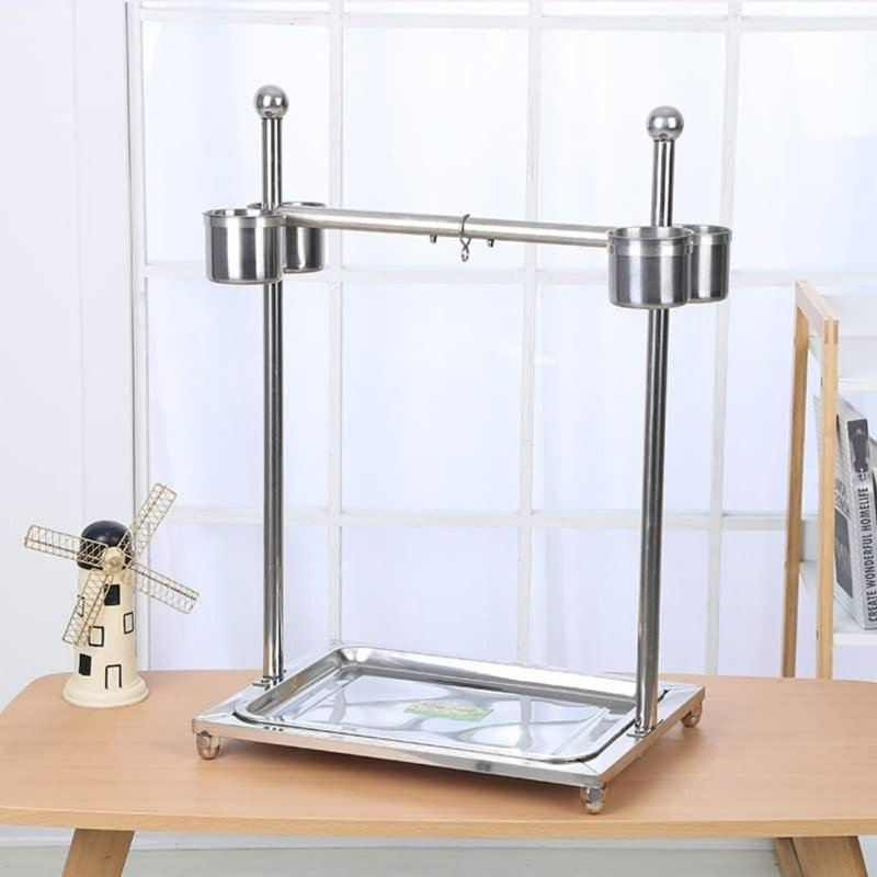 Pied de perroquet en acier inoxydable