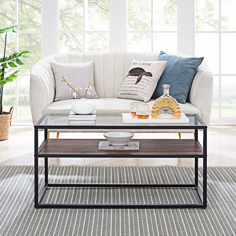 Table basse avec rangement Frame