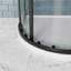 Offset Curved Shower Enclosure - 1900 x 1200 x 800 mm Walk In Corner Cubicle-94338720
