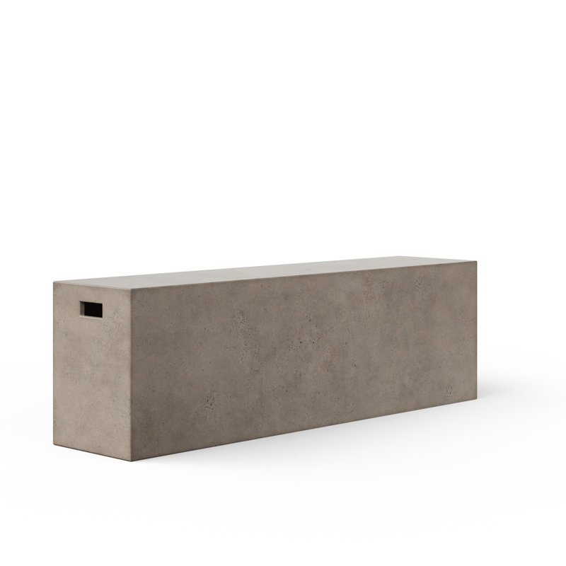 Banc de salle à manger Kareen, Gris foncé, H 18 po x l 60 po x P 14 po