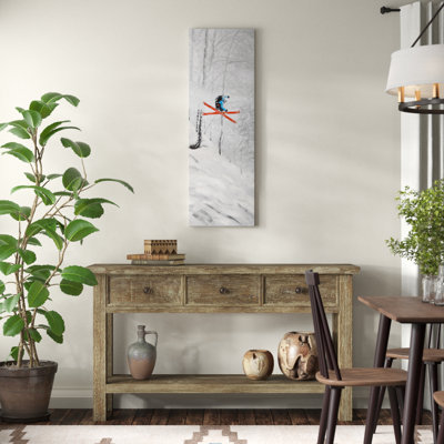 " Man Skiing In Steep Off-piste Terrain "