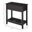 Table de rangement mince, table d'appoint étroite, table de bout