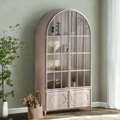 Retro Simple White Iron Bookcases by NICECABINET