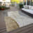 Chrispin Washable Abstract Indoor / Outdoor Rug-1499912625