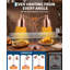 Lampe chauffante commerciale à 2 têtes, lumière chauffante à col-de-cygne réglable avec ampoule de rechange pour buffet, traiteur, restaurant, bronze-130012647