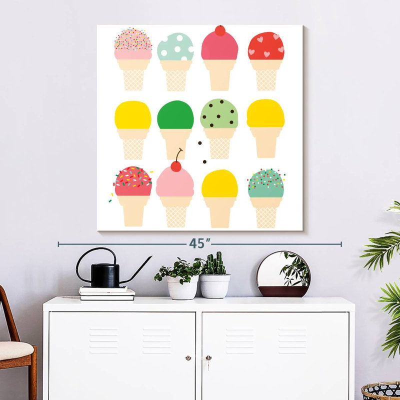 Yarlin Ice Cream Fun, H 33 po x l 33 po
