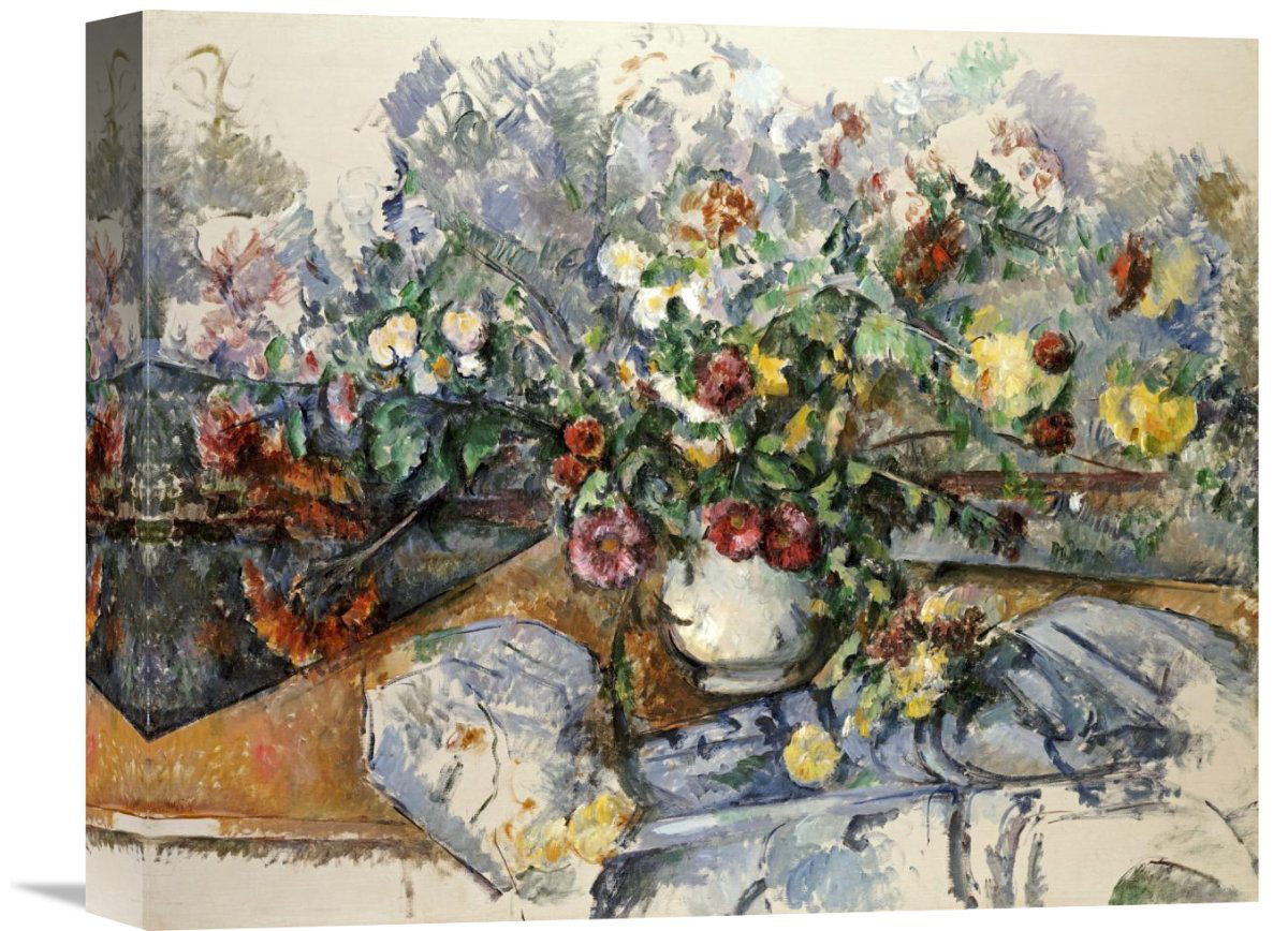 Vault W Artwork A Large Bouquet of Flowers by Paul Cezanne - Print on ...