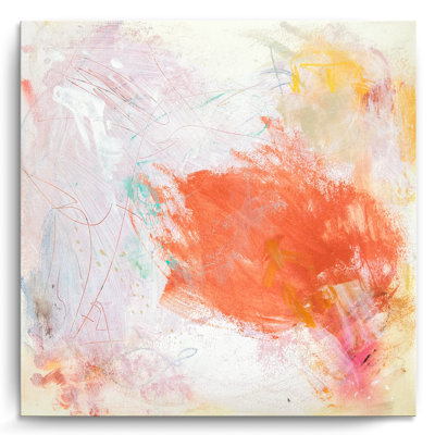 «Abstract Sweet Memories» par Patricia Schwimmer - peinture sur toile tendue
