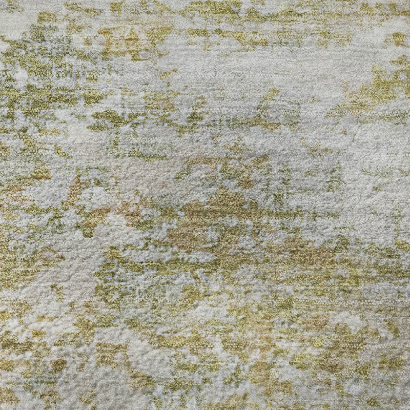 Tapis moderne lavable à la machine de qualité supérieure AMF1830, Rectangulaire 8 pi x 10 pi