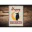 Panneau «Happy Owloween» en aluminium-58203536