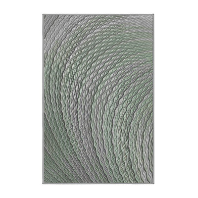 Tapis vert / gris Power Loom