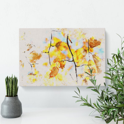 Autumn Leaves Vol.3 Watercolour - Wrapped Canvas