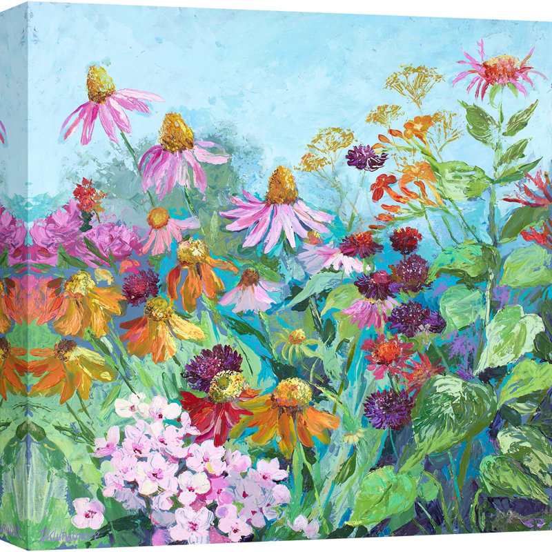 Floral Painting: Wild And Wonderful I by Nel Whatmore - Wrapped Canvas Print, 50cm H x 50cm W