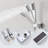 Swiveling Wall Mount Tub Filler Faucet With Handheld Shower-122684218