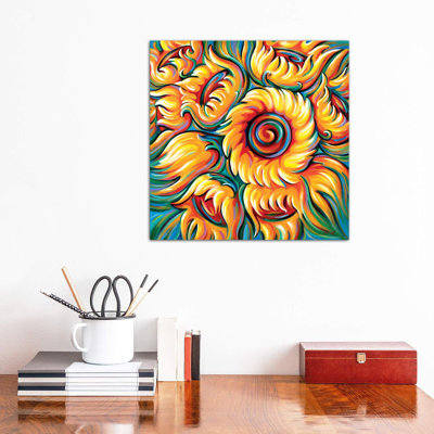 Children Of The Sun by Novik - Wrapped Canvas Painting