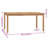Genevra Wooden Dining Table-121703400