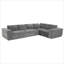 Canapé à compression en forme de L, canapé modulaire moderne en nuage, aucun assemblage requis-503862954