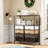 8 Drawers Rolling Storage Cart with Wooden Top,Plastic Storage Drawers,Rolling Cart with drawers,Drawer with Lockable Wheels