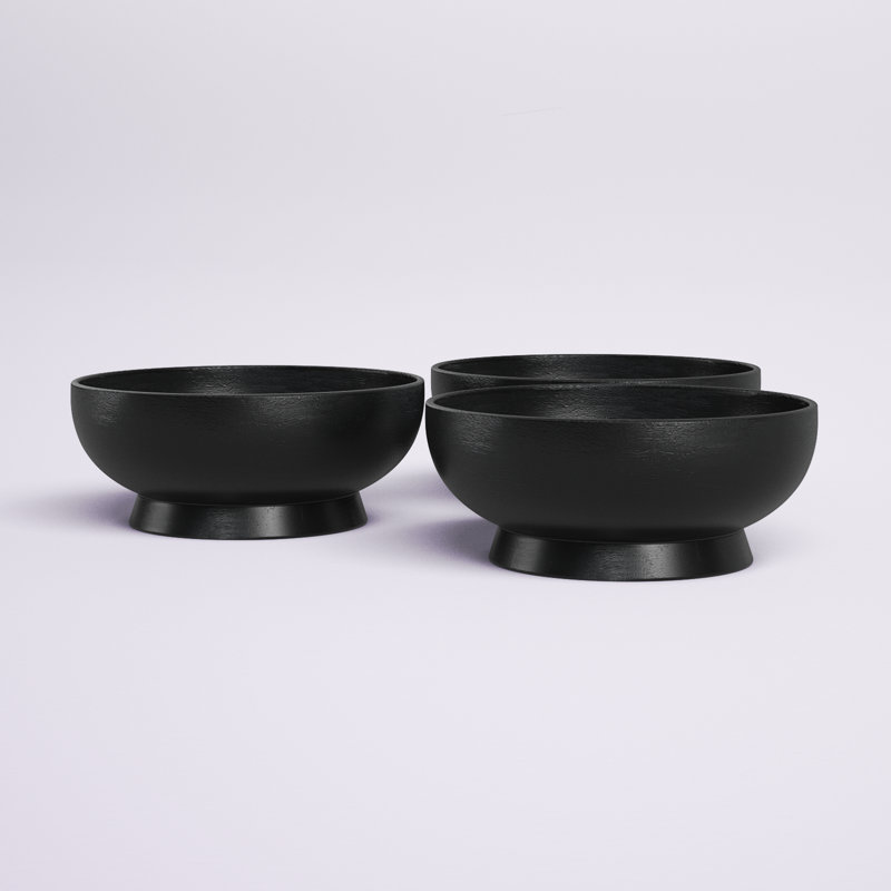 Jericho 8 oz. Saladier, Noir