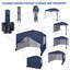 Jarrow 3m x 3m Steel Pop-Up Gazebo-1504043243