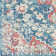 Tapis oriental bleu / rouge