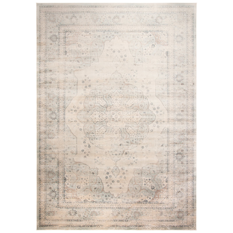 Tapis oriental performance rétro Mancia, Rectangle 8 pi x 10 pi