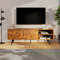 Petite Solid Wood TV Stand for TVs up to 43