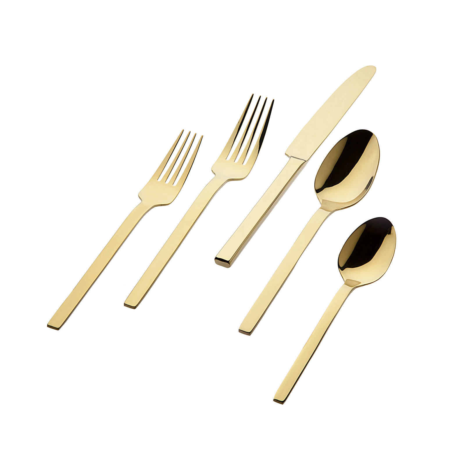 Atlas Flatware Set - Service for 4, Gold