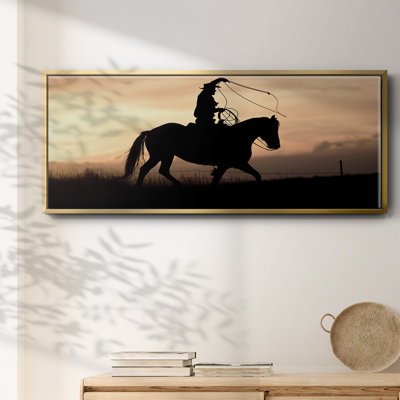 «Rope and Ride II», toile encadrée
