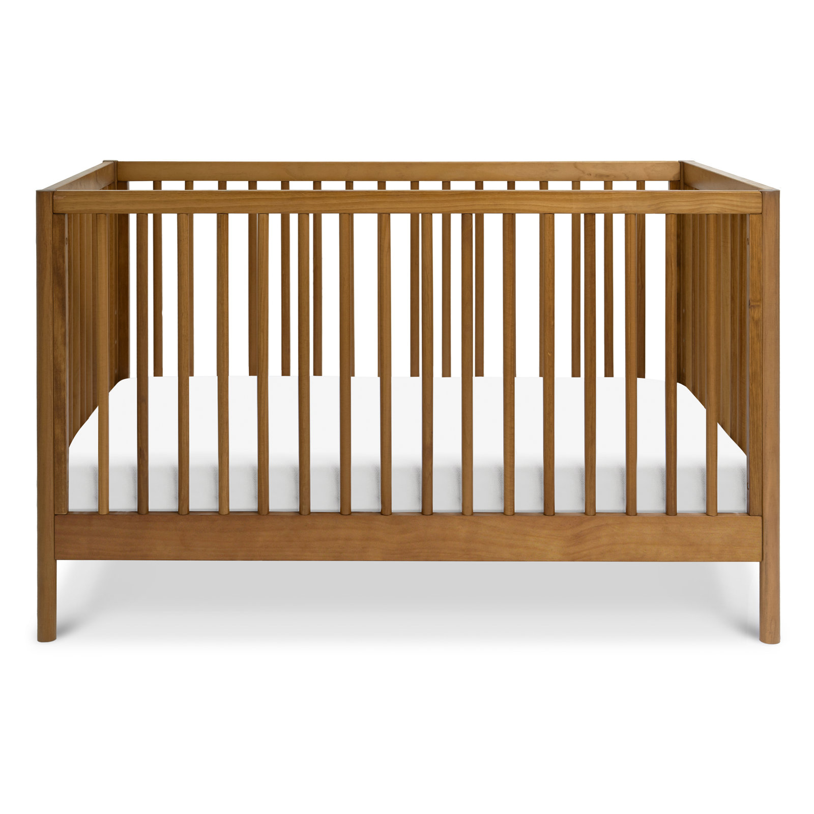 Birdie 3 in 1 Convertible Crib, Chestnut
