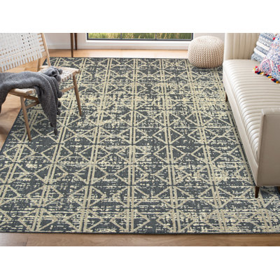 Tapis gris anthracite Tina