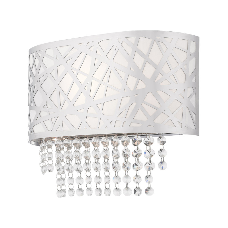 Flush Mounted Sconce, Polished Chrome