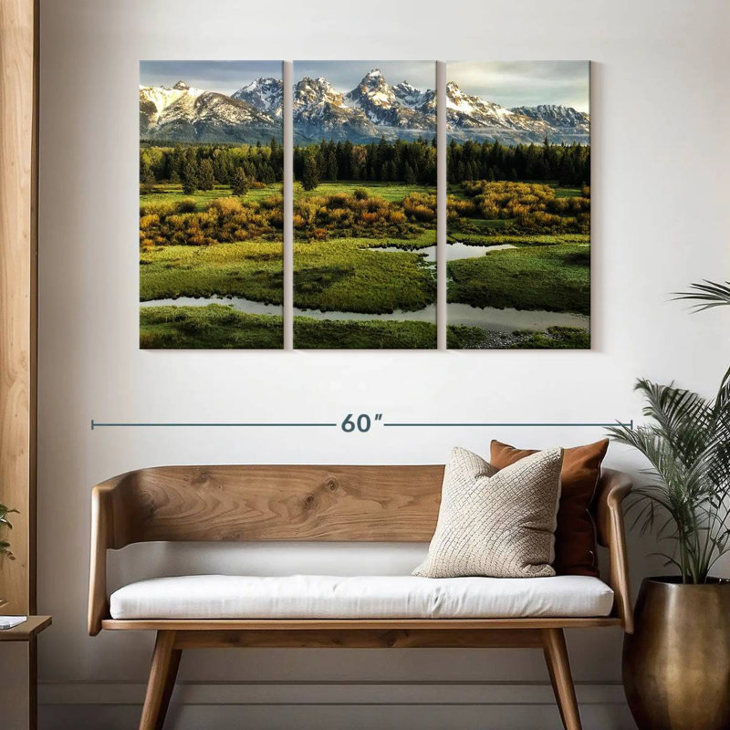 Alvord Majestic Wyoming Mountain Range, 20" H x 33" W