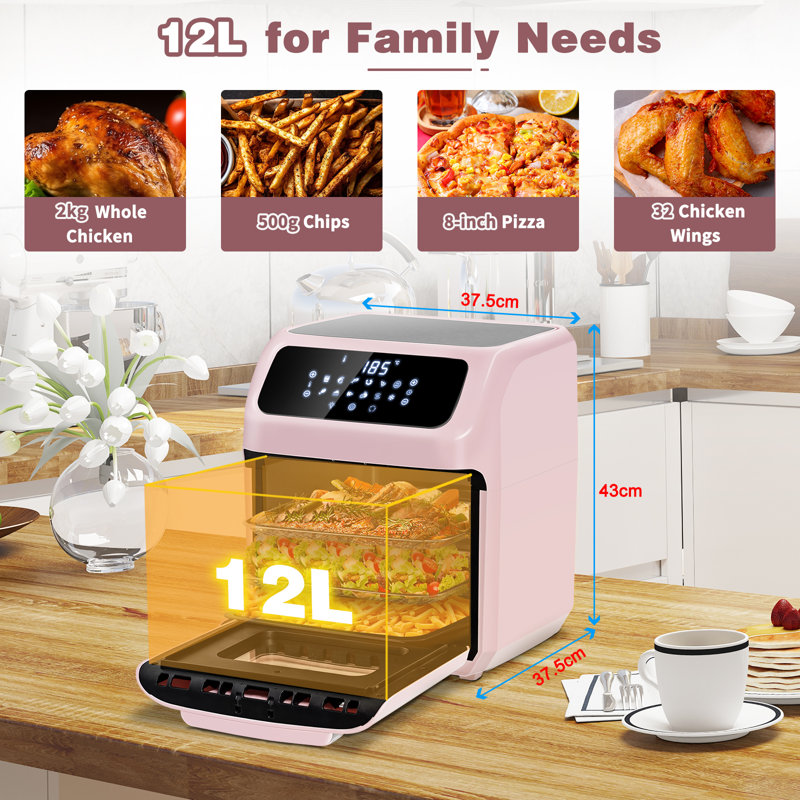 Belfry Kitchen Jaycob 12L Air Fryer Oven