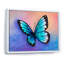 «Abstract Blue Morpho Butterfly», reproduction sur toile flottante-1386061069-1386061076