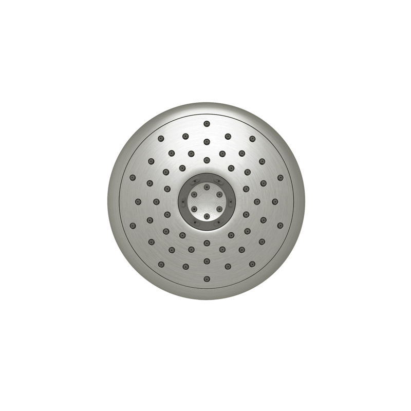 Pomme de douche fixe 4 fonctions American Standard Spectra 2,5 pouces par minute, Nickel brossé