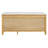 Trexm Vintage Shoe Storage Bench With Cushion And Drawers - Ideal Entryway Organizer