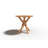 Round Teak Outdoor Side Table