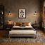 Lit plateforme en tissu d'ameublement-1488505353-1488505359