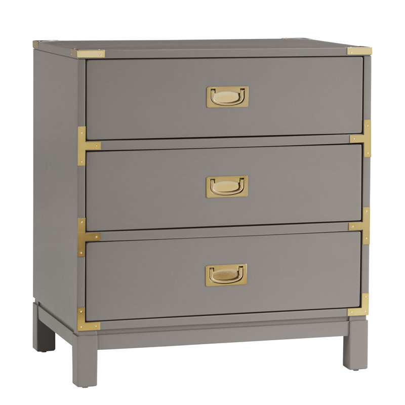 Gaertner 26'' W Nightstand, Frost Gray