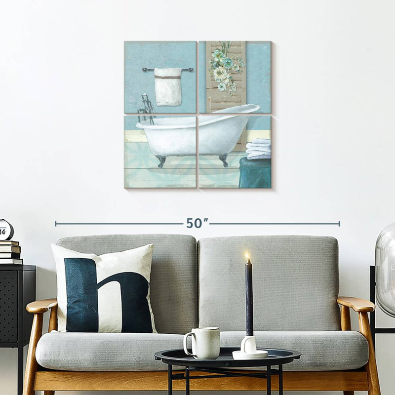 Bain bleu sarcelle Kerrick I, H 26 po x l 26 po