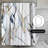 Strayer Abstract Multicolor Polyester Shower Curtain