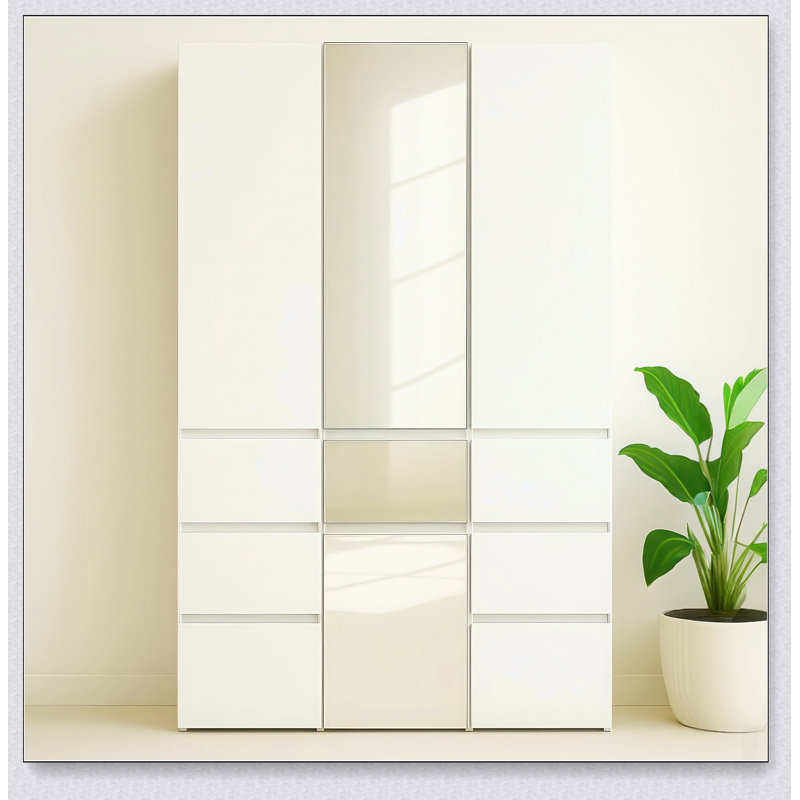 Armoire modulaire en bois avec tiroirs Elise