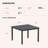 Vallery Square Outdoor Dining Table Yes , 40.2 " W 40.2 " D-1465617202