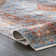 Afreena Oriental Blue/Orange Area Rug